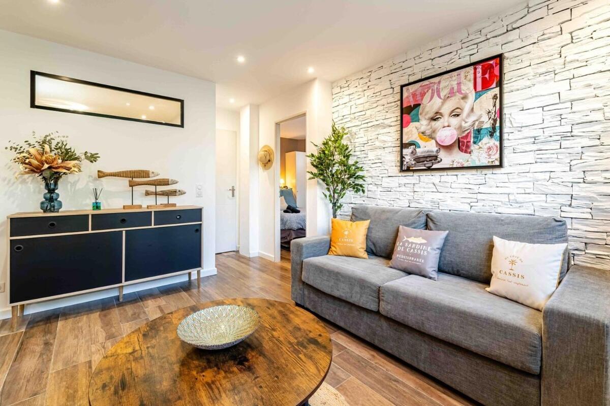 Cassis Le Marignan- Rdc - Garage - Classe 3 Etoiles Dış mekan fotoğraf