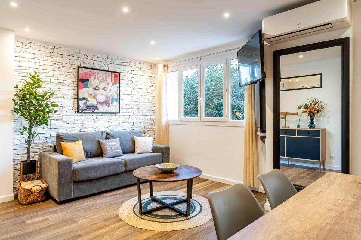 Cassis Le Marignan- Rdc - Garage - Classe 3 Etoiles Dış mekan fotoğraf